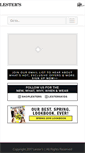 Mobile Screenshot of lesters.com